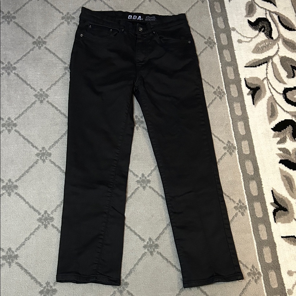 ODA Globetrotter Black Straight Jeans for Men